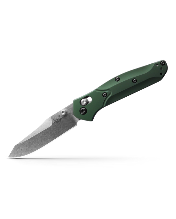 Benchmade 945 MINI OSBORNE | GREEN ALUMINUM