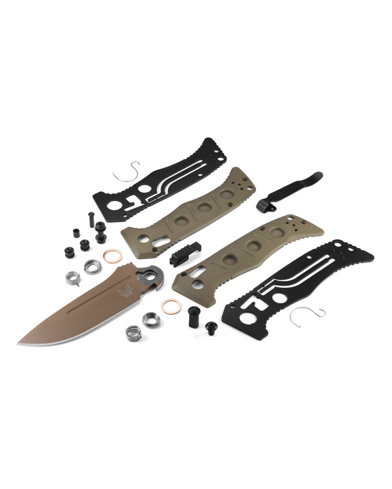 Benchmade 2730FE-2 MINI AUTO ADAMAS® | OD GREEN G10 | DROP-POINT