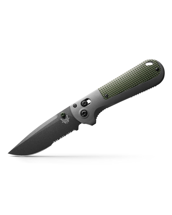 Benchmade 430SBK REDOUBT® | OVERLAND GRAY & FOREST GREEN | DROP-POINT