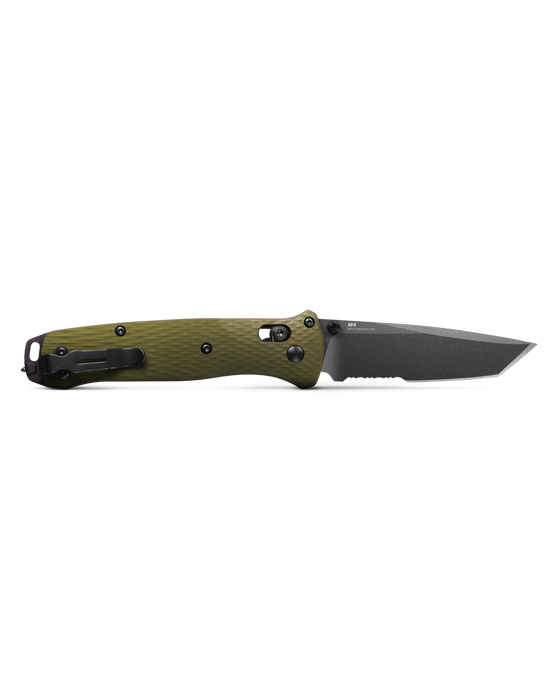 Benchmade 537SGY-1 BAILOUT® | WOODLAND GREEN ALUMINUM