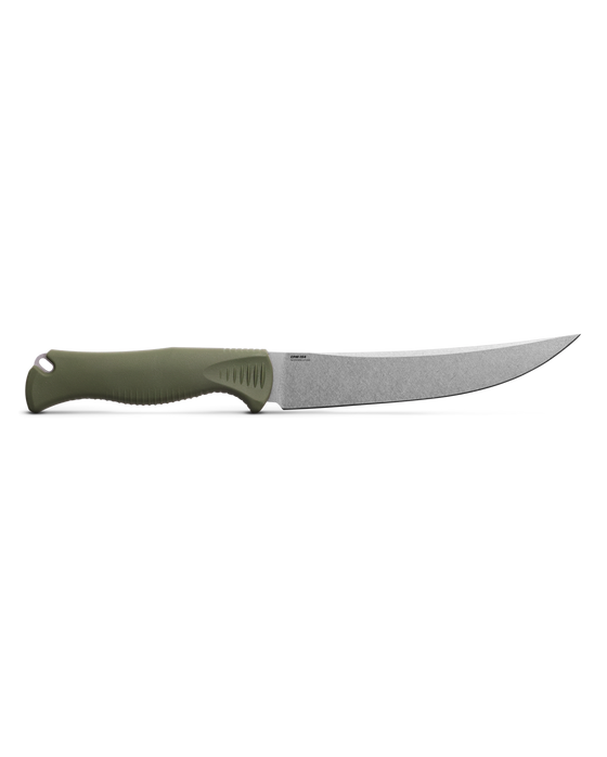 Benchmade 15500-04 MEATCRAFTER® | DARK OLIVE SANTOPRENE® | 6" TRAILING POINT