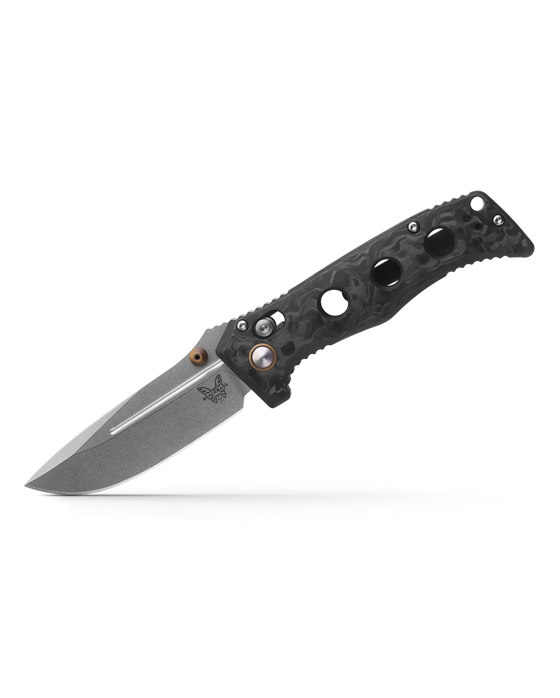 Benchmade 273-03 MINI ADAMAS® | MARBLED CARBON FIBER | DROP-POINT