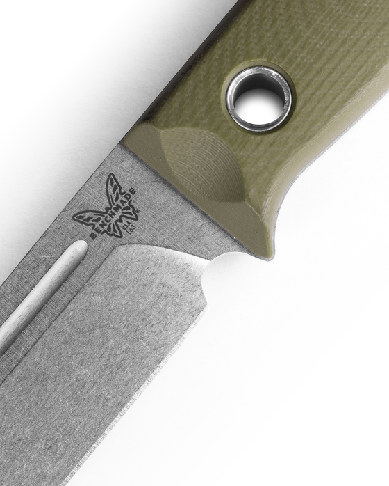 Benchmade 163-1 BUSHCRAFTER | OD GREEN G10 | DROP-POINT