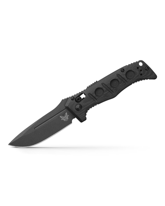 Benchmade 2730GY-1 MINI AUTO ADAMAS® | BLACK G10 | DROP-POINT