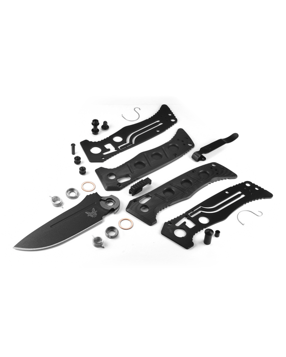 Benchmade 2730GY-1 MINI AUTO ADAMAS® | BLACK G10 | DROP-POINT