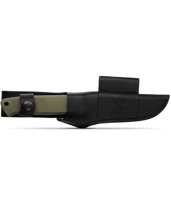 Benchmade 163-1 BUSHCRAFTER | OD GREEN G10 | DROP-POINT
