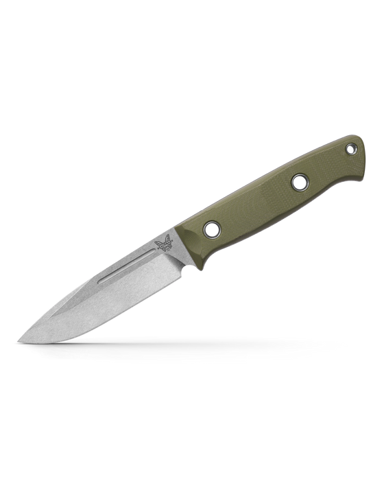 Benchmade 163-1 BUSHCRAFTER | OD GREEN G10 | DROP-POINT
