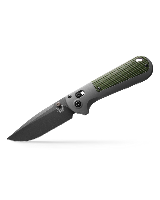Benchmade 430BK REDOUBT® | OVERLAND GRAY & FOREST GREEN | DROP-POINT