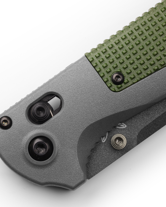 Benchmade 430BK REDOUBT® | OVERLAND GRAY & FOREST GREEN | DROP-POINT