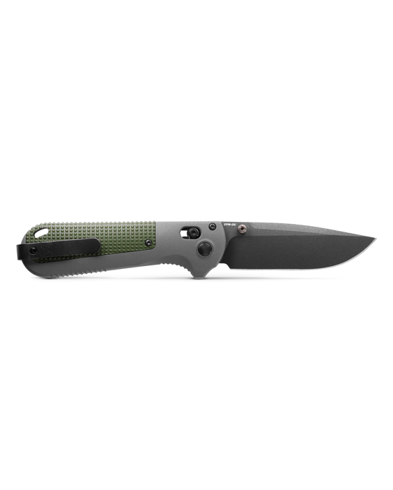 Benchmade 430BK REDOUBT® | OVERLAND GRAY & FOREST GREEN | DROP-POINT