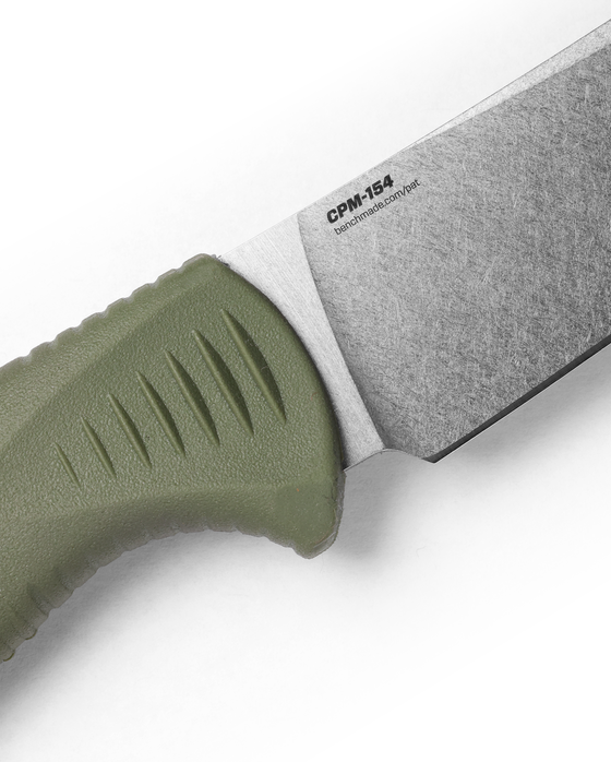 Benchmade 15500-04 MEATCRAFTER® | DARK OLIVE SANTOPRENE® | 6" TRAILING POINT