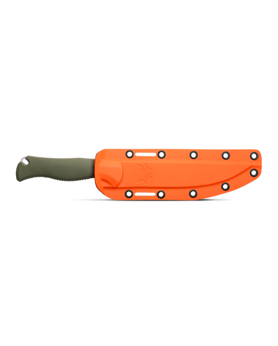 Benchmade 15500-04 MEATCRAFTER® | DARK OLIVE SANTOPRENE® | 6" TRAILING POINT