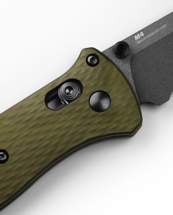 Benchmade 537SGY-1 BAILOUT® | WOODLAND GREEN ALUMINUM