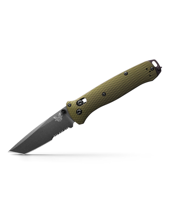 Benchmade 537SGY-1 BAILOUT® | WOODLAND GREEN ALUMINUM