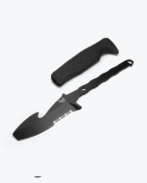 Benchmade 112SBK-BLK H2O FIXED DIVE KNIFE | BLACK SANTOPRENE®