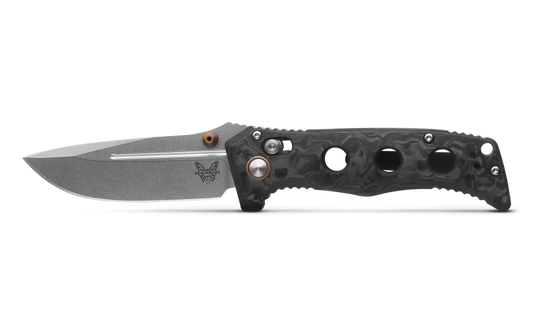 Benchmade 273-03 MINI ADAMAS® | MARBLED CARBON FIBER | DROP-POINT