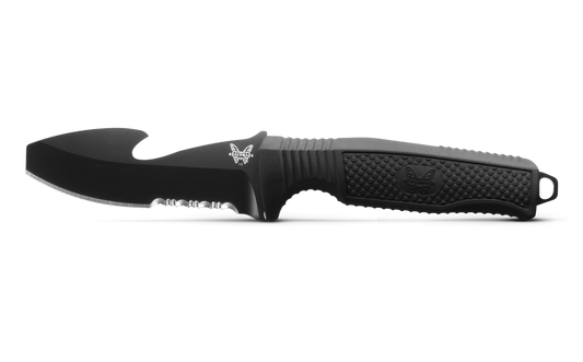 Benchmade 112SBK-BLK H2O FIXED DIVE KNIFE | BLACK SANTOPRENE®