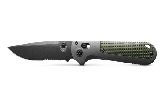 Benchmade 430SBK REDOUBT® | OVERLAND GRAY & FOREST GREEN | DROP-POINT