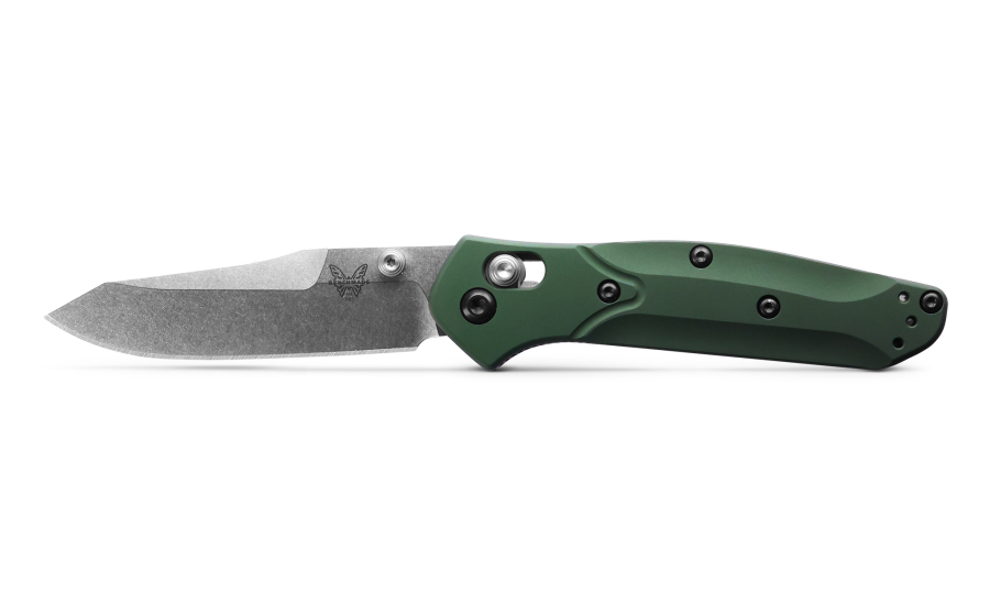 Benchmade 945 MINI OSBORNE | GREEN ALUMINUM