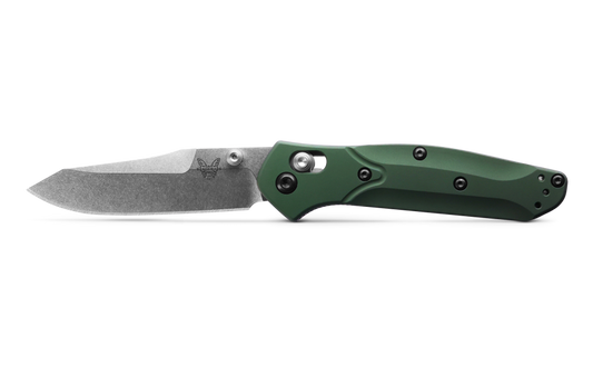 Benchmade 945 MINI OSBORNE | GREEN ALUMINUM