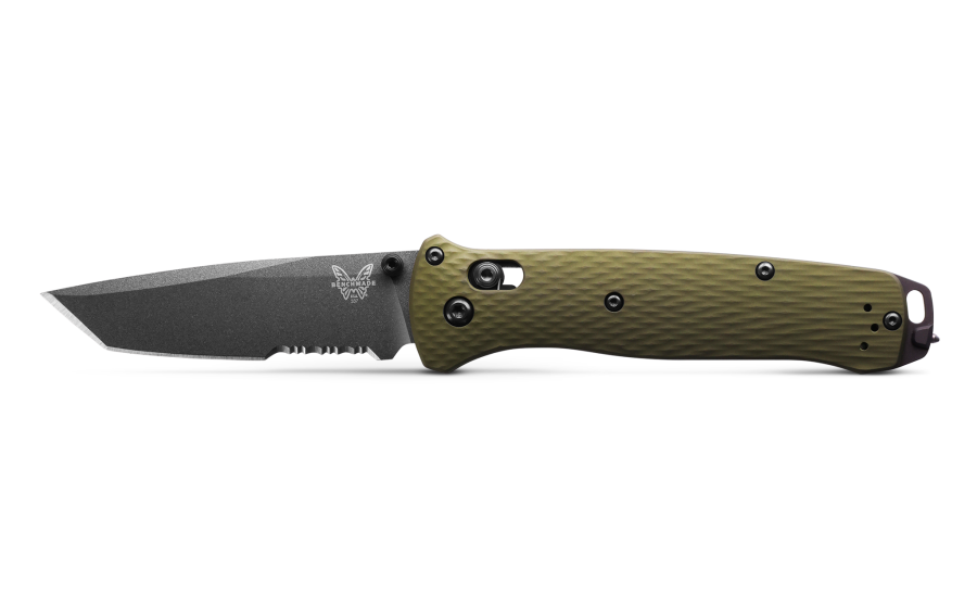 Benchmade 537SGY-1 BAILOUT® | WOODLAND GREEN ALUMINUM