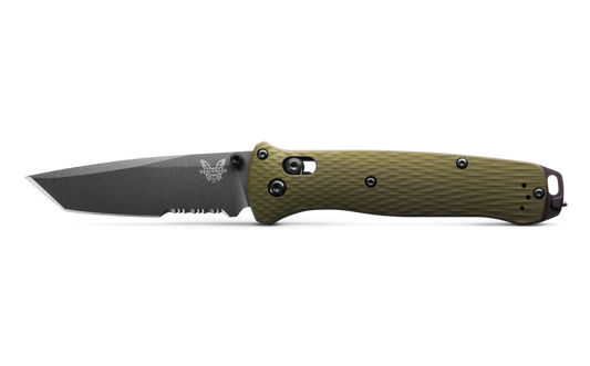 Benchmade 537SGY-1 BAILOUT® | WOODLAND GREEN ALUMINUM
