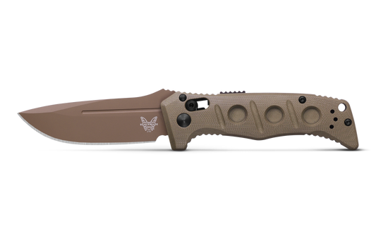 Benchmade 2730FE-2 MINI AUTO ADAMAS® | OD GREEN G10 | DROP-POINT