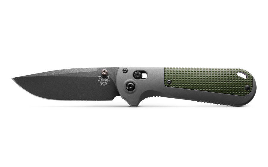 Benchmade 430BK REDOUBT® | OVERLAND GRAY & FOREST GREEN | DROP-POINT