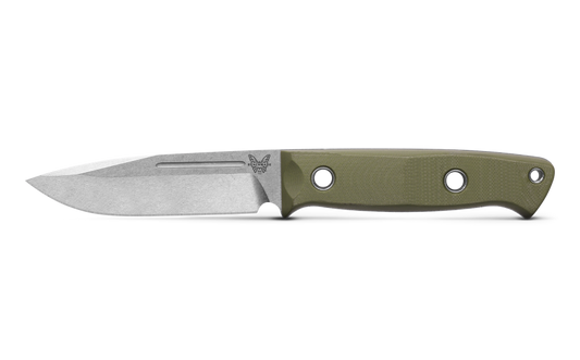 Benchmade 163-1 BUSHCRAFTER | OD GREEN G10 | DROP-POINT